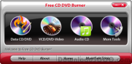 Free Disc Burner Platinum screenshot